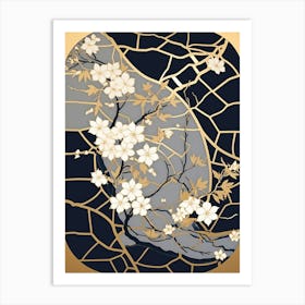 Kintsugi Golden Repair Japanese Style 11 Art Print