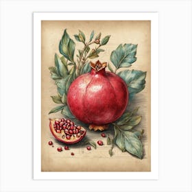 Pomegranate Art Print