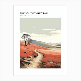 The South Tyne Trail England 3 Hiking Trail Landscape Poster Art Print