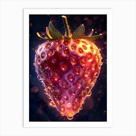 Strawberry Art Art Print