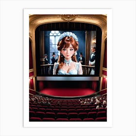 Movie Theater Art Print