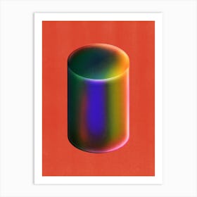 Abstract Cylinder Art Print