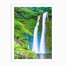 Shifen Waterfall, Taiwan Majestic, Beautiful & Classic (2) Art Print