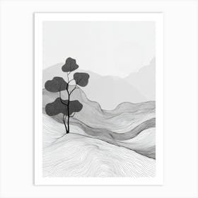 Lone Tree 5 Art Print