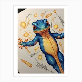 Lizard 5 Art Print