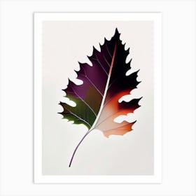 Oak Leaf Abstract 3 Art Print