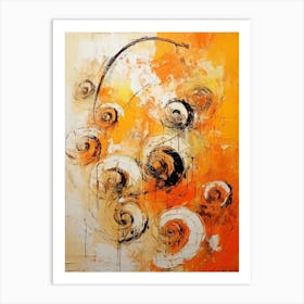 Snail Abstract Expressionism 1 Art Print