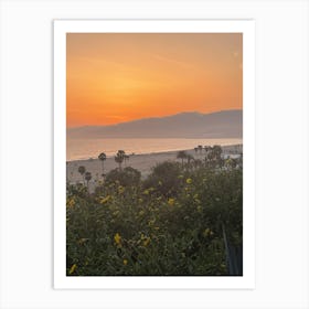 PCH Sunset Art Print