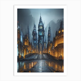 Fantasy City Art Print