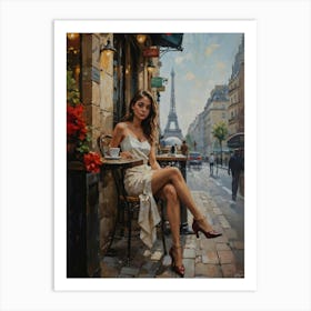 Paris Cafe 7 30x40in 9000x12000px 18mb Art Print