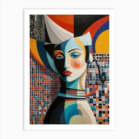 Abstract Of A Woman Art Print