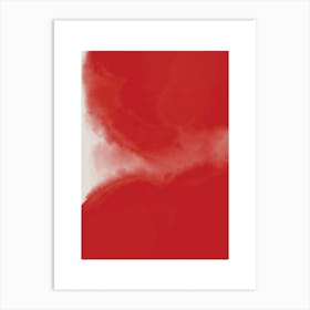 Red Japan Art Print