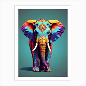 Elephant Print Art Print