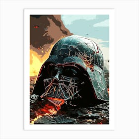 Darth Vader Painting Star Wars movie Art Print