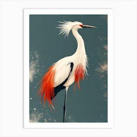 Egret Art Print