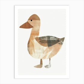 Charming Nursery Kids Animals Duck 3 Art Print