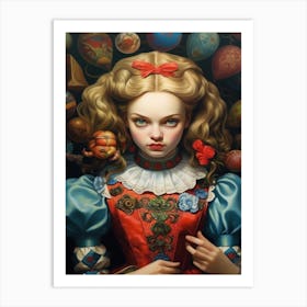 Alice In Wonderland Kitsch 3 Art Print