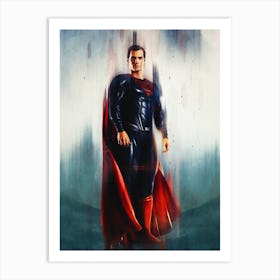 Superman Justice League Art Print
