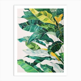 Tropical Leaves 104 Art Print