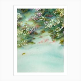 Acropora Plana Ii Storybook Watercolour Art Print