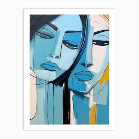 Two Women 3 Art Print