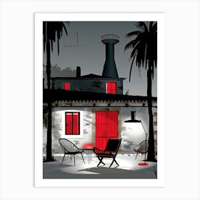 House At Night 2 Art Print