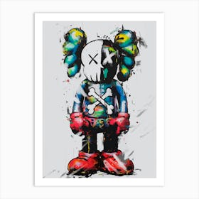 Clown By Kafka Art Print