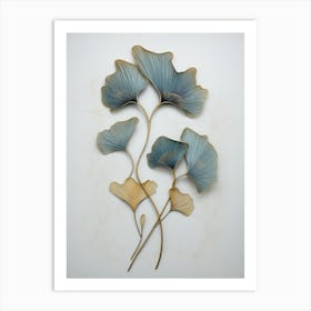 Ginko Leaves Art Print