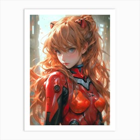 Anime Asuka Art Print