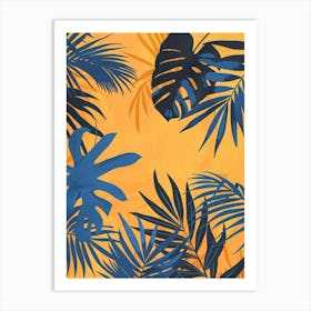 Tropical Leaves 28 Art Print