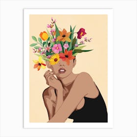 Blooming Flower Head 2 Art Print