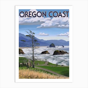 Oregon Coast Art Print