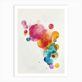 Abstract Watercolor Painting 54 Art Print