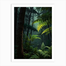 Fern Forest Art Print