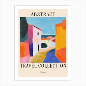 Abstract Travel Collection Poster Portugal 2 Art Print