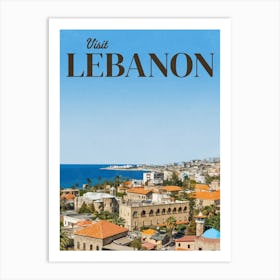 Visit Lebanon Art Print