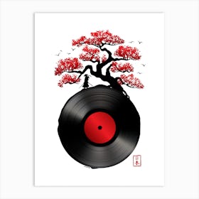 Vinyle Musique Bonsai Japonais Fy Art Print