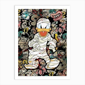 Donald Duck - Halloween (2) Art Print