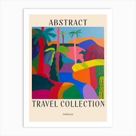 Abstract Travel Collection Poster Indonesia 2 Art Print