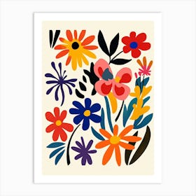 Flowers In The Garden 5 Art Print