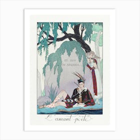 L Amant Poète (1923), George Barbier Art Print