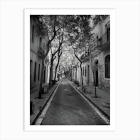 Street In Barcelona Art Print