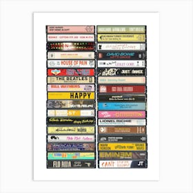 Birthday & Celebration Playlist Print Art Print