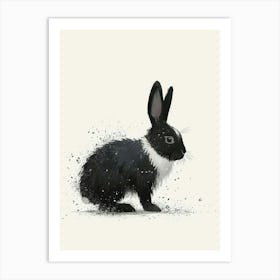 New Zealand Rabbit Nursery Illustration 3 Art Print