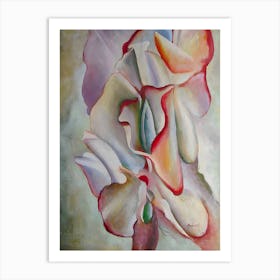 Georgia O'Keeffe - pink sweet peas, 1927 Art Print