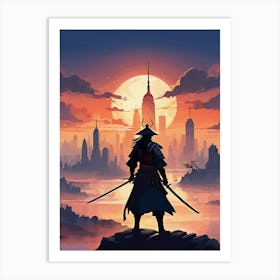 Samurai Warrior Art Print