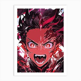 demon slayer 1 Art Print