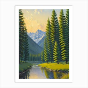 'Sunrise At The Lake' Art Print