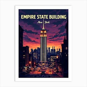 Empire State Building Art Print