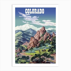 Colorado Mountain, USA Art Print
